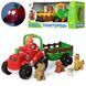 Трактор с прицепом LIMO TOY, музыка, свет, едет сам, M 5572 UA