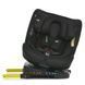 Автокрісло дитяче EL CAMINO i-JOY, поворот 360&deg;, ISOFIX, зріст 40-150см, чорне, ME 1205 Black