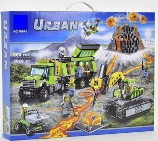 Конструктор "Місто &mdash; База дослідників вулканів", 860 дет, 10641
