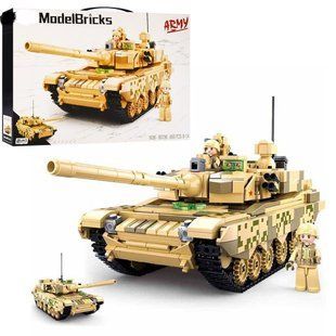 Конструктор Танк, 893 дет., M38-B0790