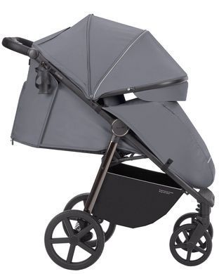 Коляска прогулянкова CARRELLO Bravo Plus 2023 Storm Grey, CRL-5515, сіра, Карелло Браво