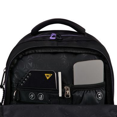 Рюкзак школьный YES Purple Hearts TS-48