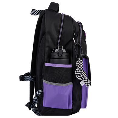 Рюкзак школьный YES Purple Hearts TS-48