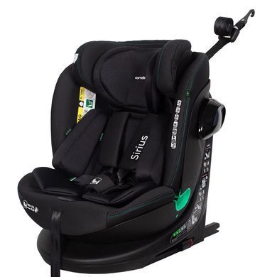 Автокресло Carrello Sirius CRL-8808 Absolute Black ISOFIX (Карелло абсолют). От рождения до 12 лет
