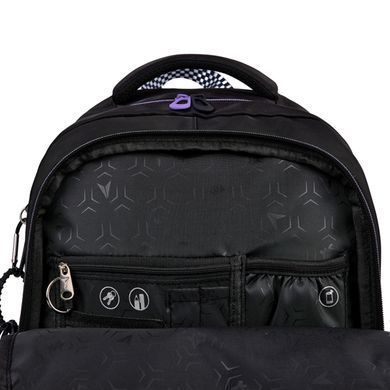 Рюкзак школьный YES Purple Hearts TS-48