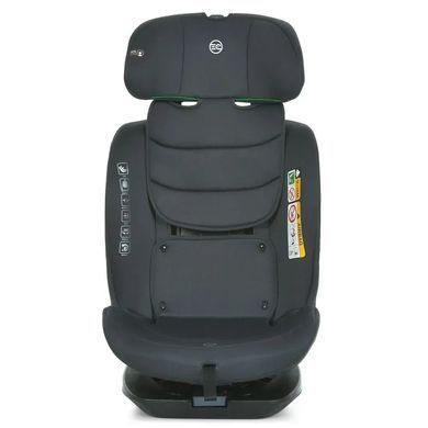 Автокрісло дитяче EL CAMINO i-JOY, поворот 360&deg;, ISOFIX, зріст 40-150см, сіре, ME 1205 Antracite