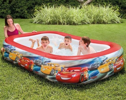 Детский надувной бассейн Intex "Тачки", 57478, 262*175*56см