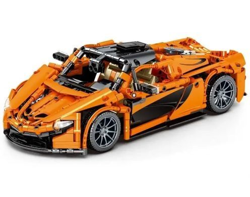 Конструктор для хлопчиків "Спортивна гоночна машина McLaren P1", помаранчева, 32см, 950 деталей, 8602
