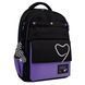 Рюкзак школьный YES Purple Hearts TS-48
