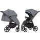 Коляска прогулянкова CARRELLO Bravo Plus 2023 Storm Grey, CRL-5515, сіра, Карелло Браво