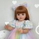 Кукла виниловая - принцесса в нарядной одежде, 55см, ручная работа, Reborn Baby Doll 70