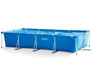 Каркасний прямокутний басейн, 450*220*84см Rectangular Frame Pool., 7127л., Intex 28273 NP