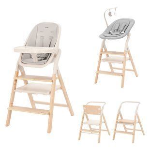Стульчик для кормления деревянный CARRELLO Ergo CRL-16701 Linen Beige