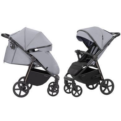 Коляска прогулянкова CARRELLO Bravo Plus 2023 Mist Grey, CRL-5515, світло-сіра, Карелло Браво