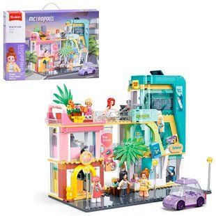 Конструктор SLUBAN для дівчинки "Бізнес центр", 725 дет., M38-B1268