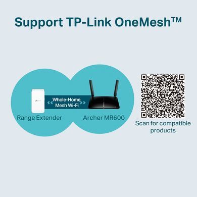 Интернет роутер TP-Link Archer MR600, 2.4Gz/5Gz, 4G+