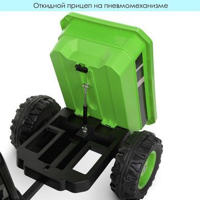 Електромобіль одномісний дитячий трактор з причепом (M 4419EBLR-5)