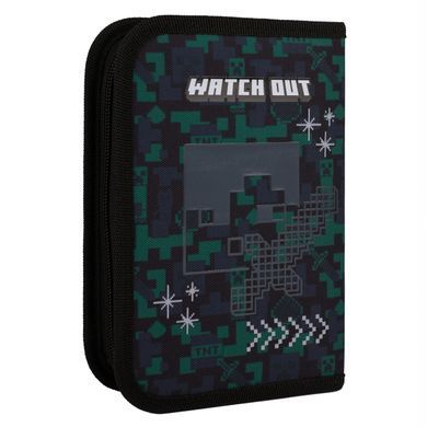 Пенал твердий одинарний з клапаном Yes Minecraft Watch Out HP-03