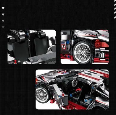 Конструктор для мальчика спортивная машина LAMBORGHINI VENENO на радиоуправлении, 585 деталей, FF 10036