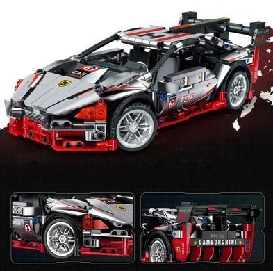 Конструктор для мальчика спортивная машина LAMBORGHINI VENENO на радиоуправлении, 585 деталей, FF 10036