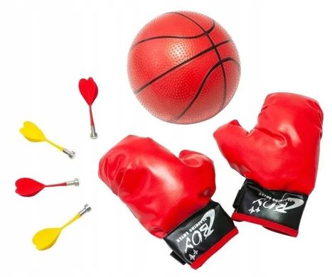 Игровой набор 3в1 - бокс, баскетбол, дартц, MR0091 (RK)