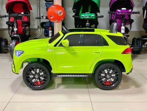 Детский одноместный электромобиль Машина Джип 4WD M 4781EBLR-5 Mercedes мягкое сидение, MP3, USB, зеленый