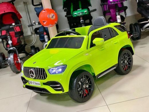 Детский одноместный электромобиль Машина Джип 4WD M 4781EBLR-5 Mercedes мягкое сидение, MP3, USB, зеленый