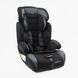 Автокрісло дитяче з бустером, 9-36кг, чорно-сіре, JOY 4771-03