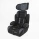 Автокрісло дитяче з бустером, 9-36кг, чорно-сіре, JOY 4771-03