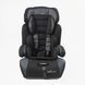 Автокрісло дитяче з бустером, 9-36кг, чорно-сіре, JOY 4771-03