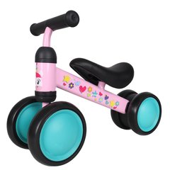 Велобіг (біговів) дитячий толокар BALANCE TILLY 6 Goody T-212525Unicorn, рожевий EVA колеса