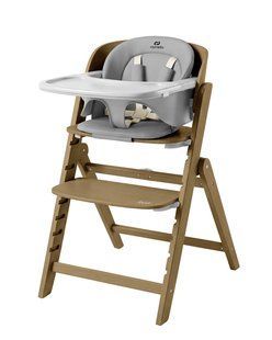 Стільчик для годування дерев'янний CARRELLO Focus CRL-16801 Whisper Grey