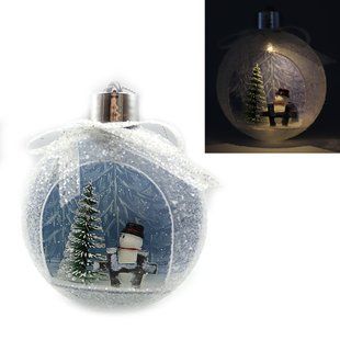 Елковий шар LED 3D фігура "Елка" 11,5х9,5х4 см, 746538