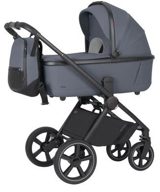 Коляска универсальная 2 в 1, CARRELLO Ultimo CRL-6528 (2in1) Cool Grey, серая, Карелло Ультимо