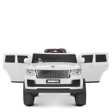 Детский электромобиль Джип M 4836EBLR-1 Range Rover одноместный, 4WD, MP3, USB разъём, кожаное сидение