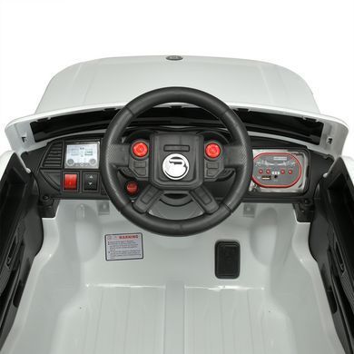 Детский электромобиль Джип M 4836EBLR-1 Range Rover одноместный, 4WD, MP3, USB разъём, кожаное сидение