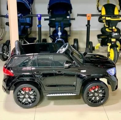 Дитячий одномісний електромобіль Машина Джип 4WD M 4781EBLRS-2 Mercedes м'яке сидіння, автофарбування, чорний