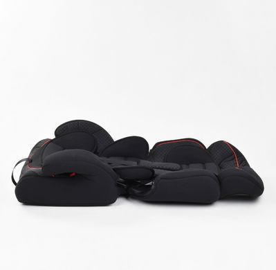Автокресло детское с бустером, 9-36кг, черно-серое, JOY 57893