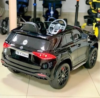 Дитячий одномісний електромобіль Машина Джип 4WD M 4781EBLRS-2 Mercedes м'яке сидіння, автофарбування, чорний
