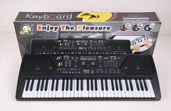 Детский игровой синтезатор, микрофон, 61 клавиша, MQ600UFB