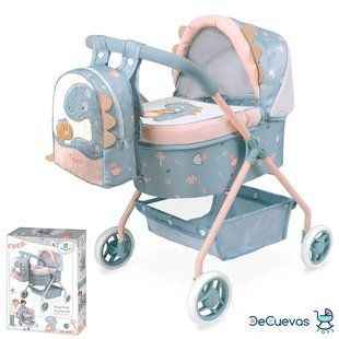 Коляска для кукол классическая DeCuevas Coco, с рюкзаком, 56*35*50 см, 86080