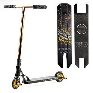 Самокат трюковий Best Scooter "Portal", пеги, HIC-система, gold PL-91977