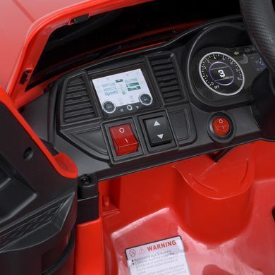 Детский электромобиль Джип M 4836EBLR-3 Range Rover одноместный, 4WD, MP3, USB разъём, кожаное сидение