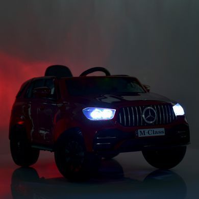 Детский одноместный электромобиль Машина Джип 4WD M 4781EBLRS-3 Mercedes мягкое сидение, автопокраска, красный