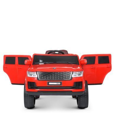 Детский электромобиль Джип M 4836EBLR-3 Range Rover одноместный, 4WD, MP3, USB разъём, кожаное сидение