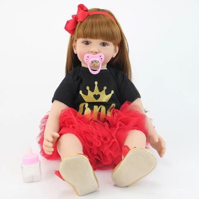 Кукла виниловая 55см, ручная работа, изысканная кукла для девочки, Reborn Baby Doll 19