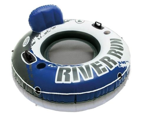 Надувний круг "River Run", серія «Sports» Intex, 58825, діаметр 135см, синій