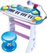 Дитячий ігровий синтезатор на ніжках зі стільчиком, Joy Toy, 7235B, блакитний