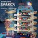 Игровой набор "Гараж-парковка", 5 этажей, лифт, свет, звук, 8 машинок 3302A