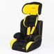 Автокрісло дитяче універсальне, 9-36кг, чорно-жовте JOY 6960 Y